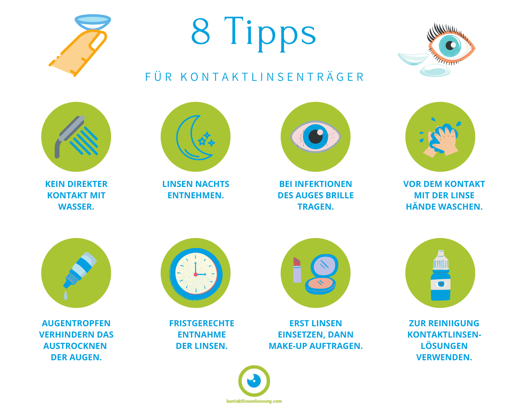 Hilfreiche Tipps für hohen Tragekomfort bei Kontaktlinsen