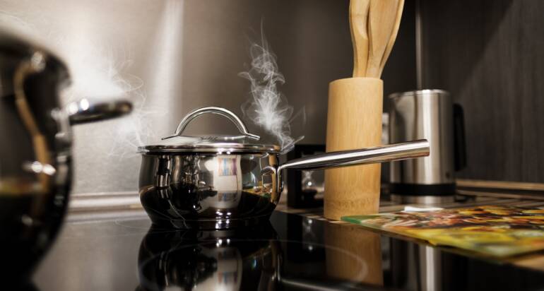 Kontaktlinsen beim Kochen