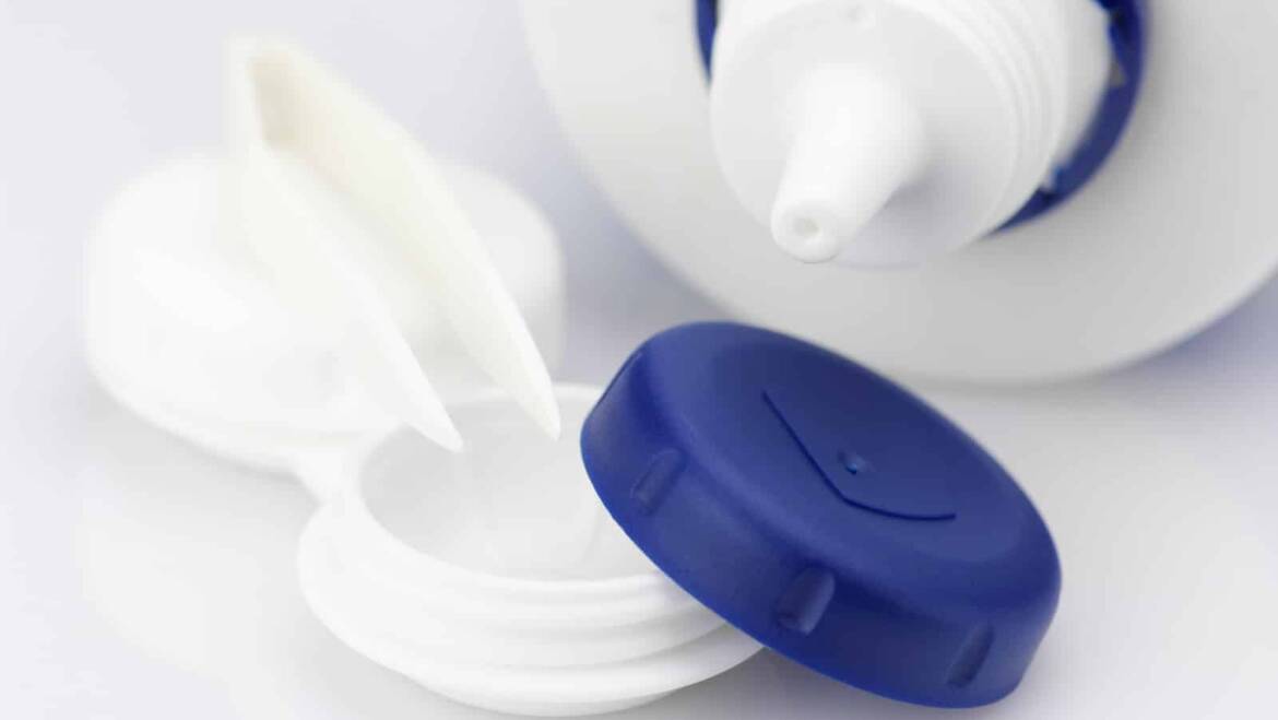 Kontaktlinsenflüssigkeit vergessen