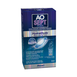 Alcon Aosept Plus HydraGlyde Linsenreiniger, 90ml
