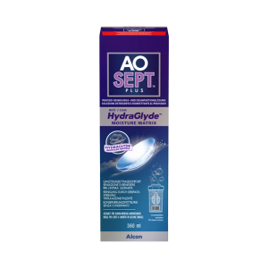 Alcon Aosept Plus HydraGlyde Linsenreiniger, 360ml