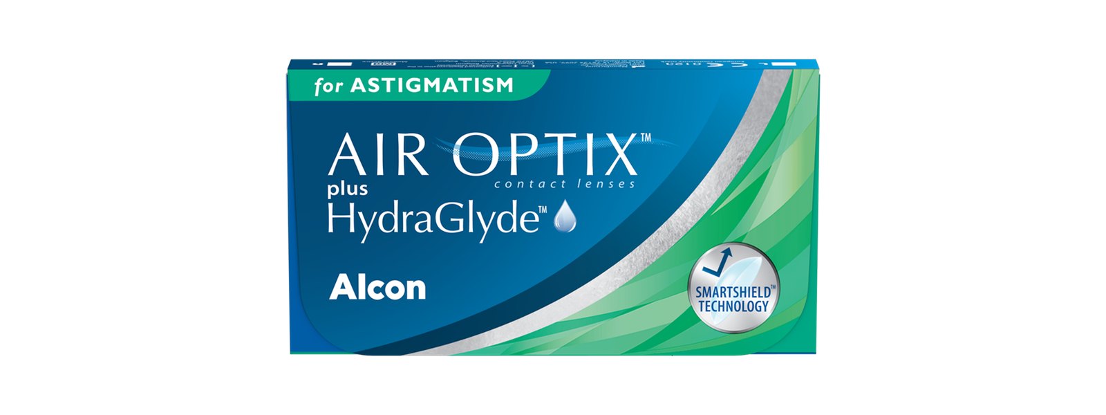 AIR OPTIX plus HydraGlyde for Astigmatism – Packung
