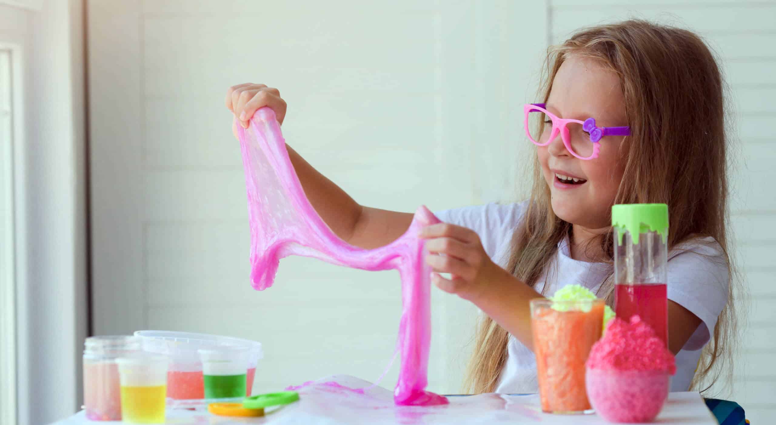 Slime mit Kontaktlinsenlösung - DIY