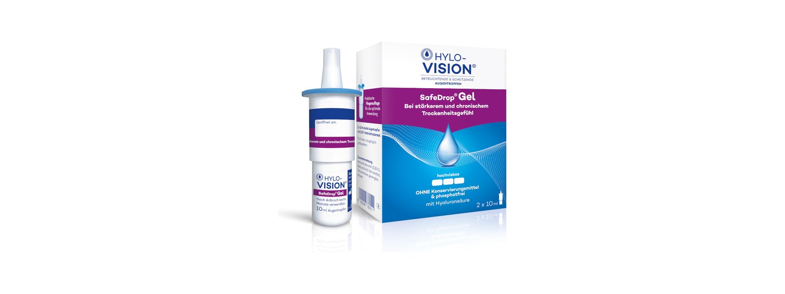 HYLO-VISION SafeDrop Gel – Packung